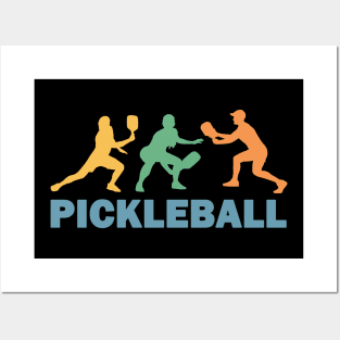 Pickleball Players Posters and Art